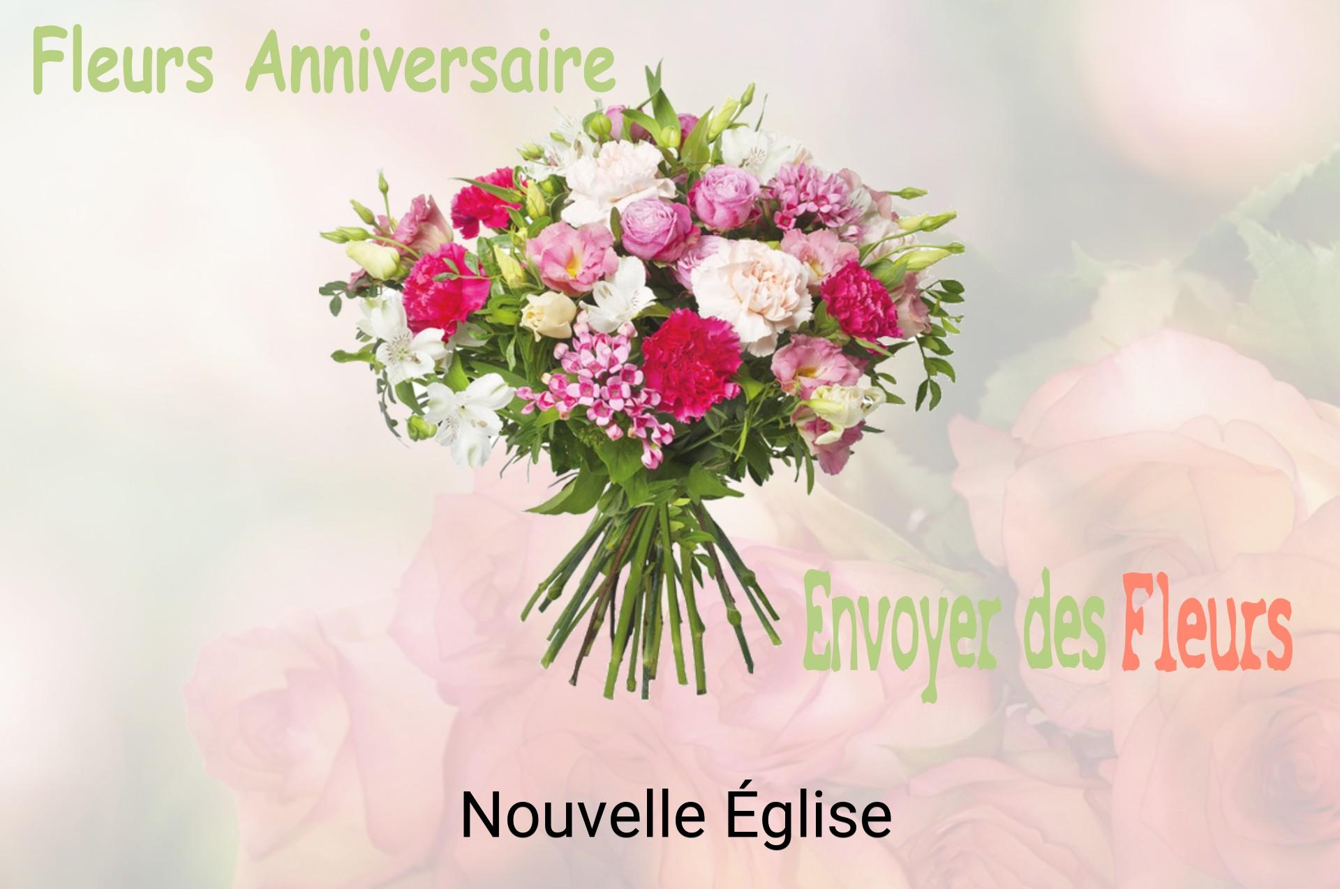 Bouquet de fleurs d’anniversaire livré à Nouvelle-Église